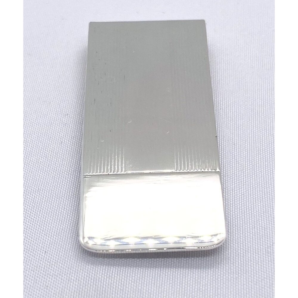 SOLD!!! Tiffany & Co. Sterling Silver Engine Turned Money Clip Holder